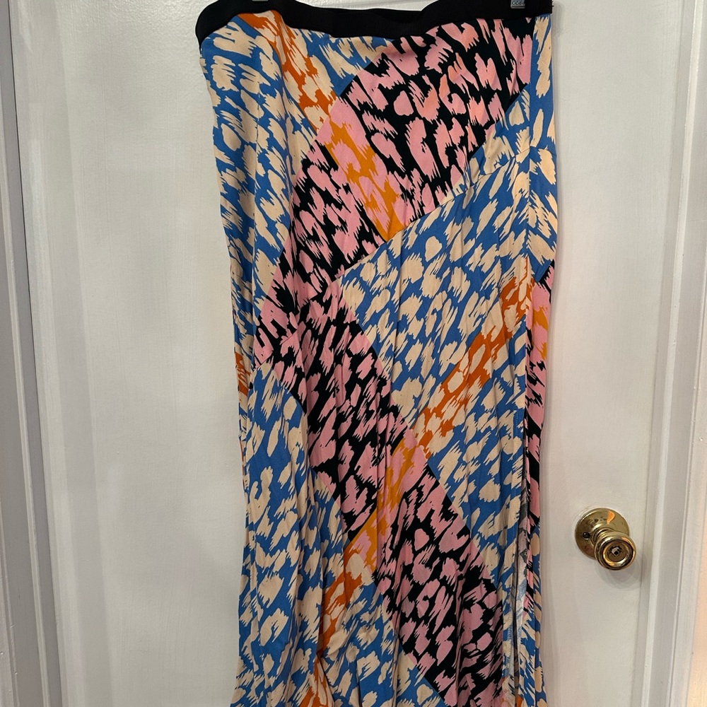 Corey Lynn Calter multi-colored maxi skirt